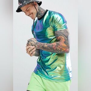 Shiny Iridescent T-Shirt